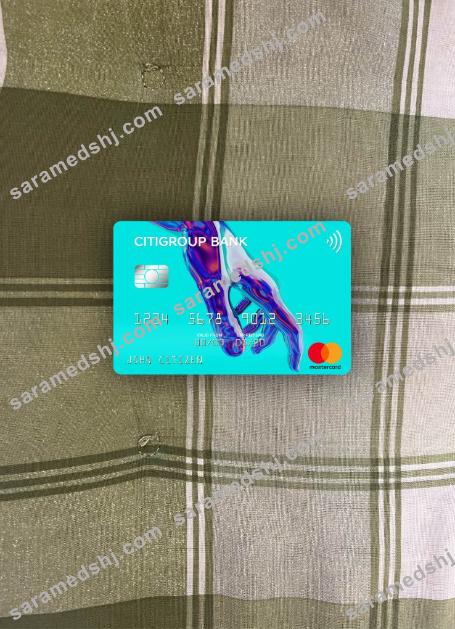 USA Citigroup Bank mastercard photolook front
